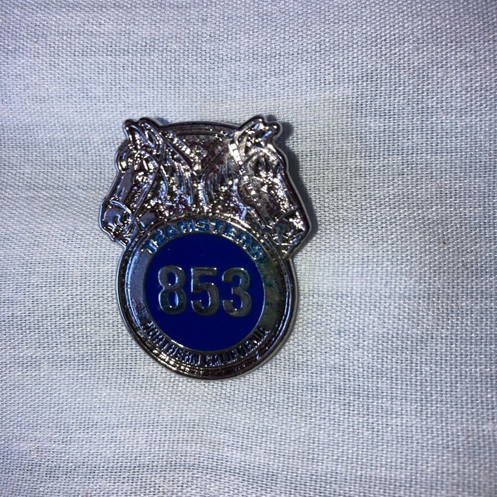 Local 853 Northern California lapel pin